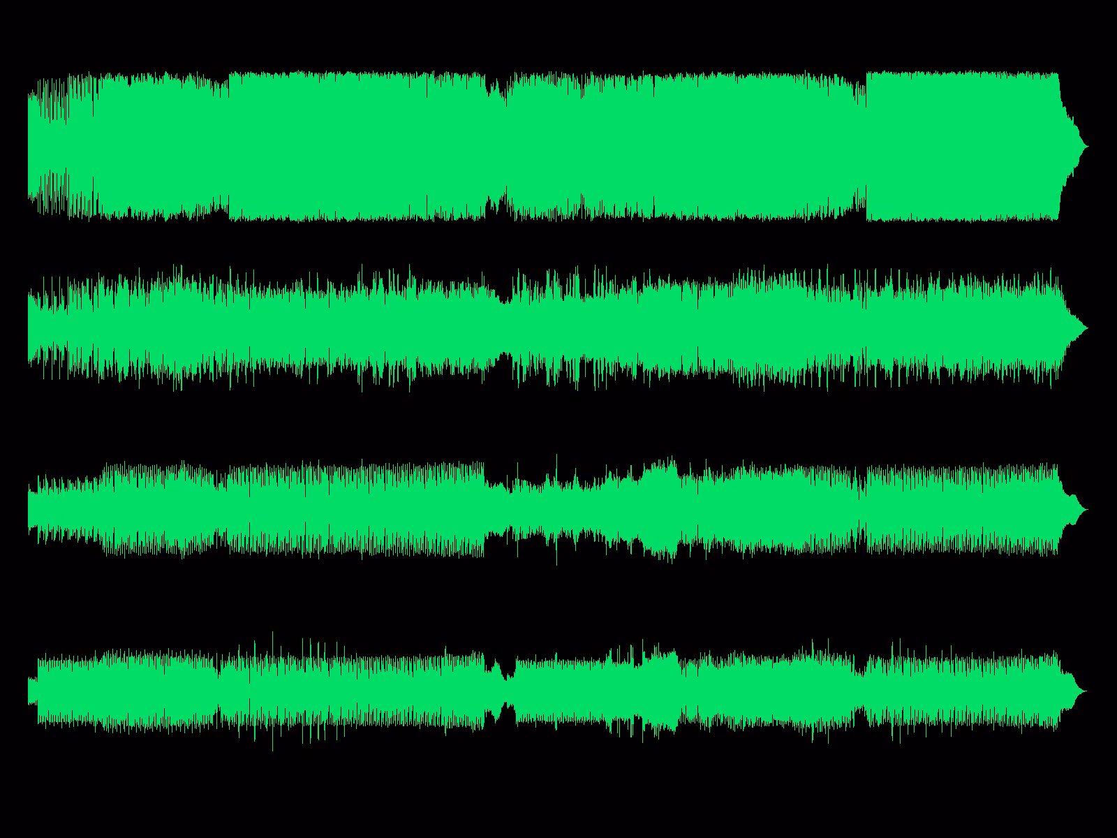 Example of 4 QMF subbands